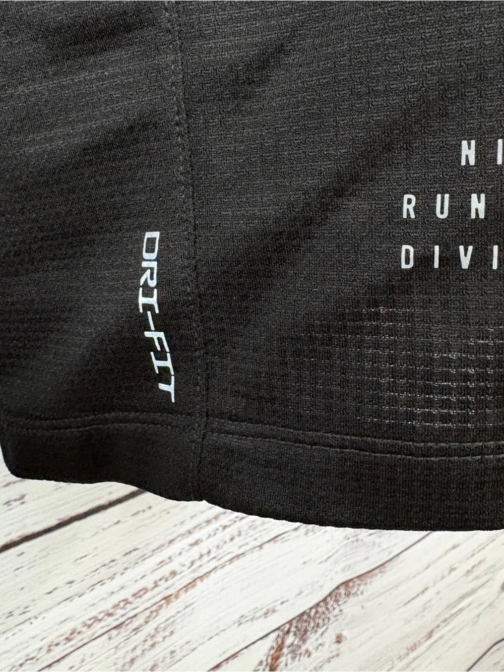 Nike Dri Fit Black 1/2 Zip Running Division Jacket